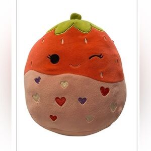 Squishmallows Soft Pink strawberry Plush 7”